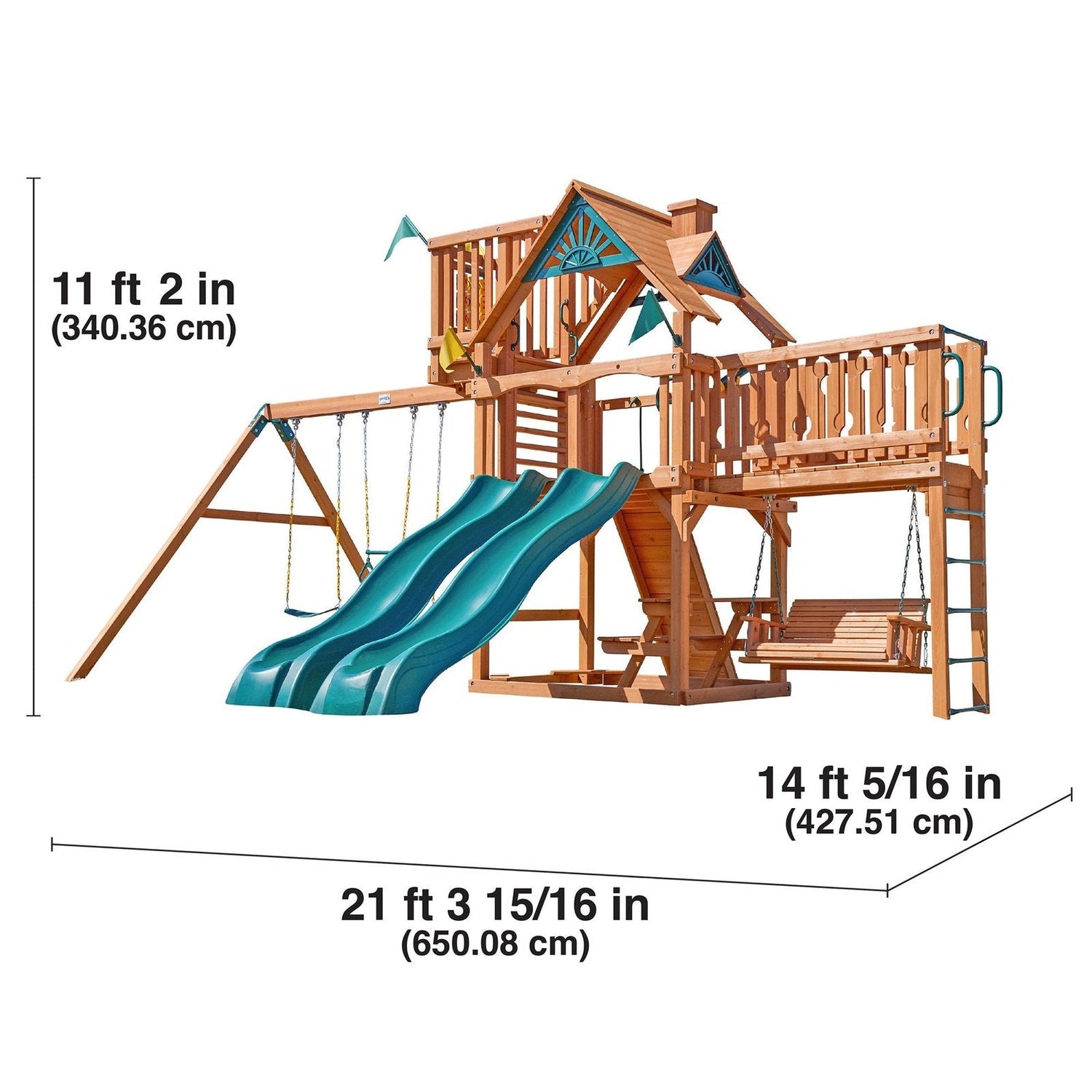 Summerville Deluxe Swing Set