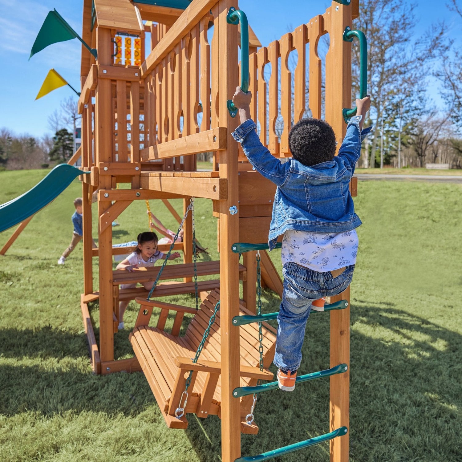 Summerville Deluxe Swing Set