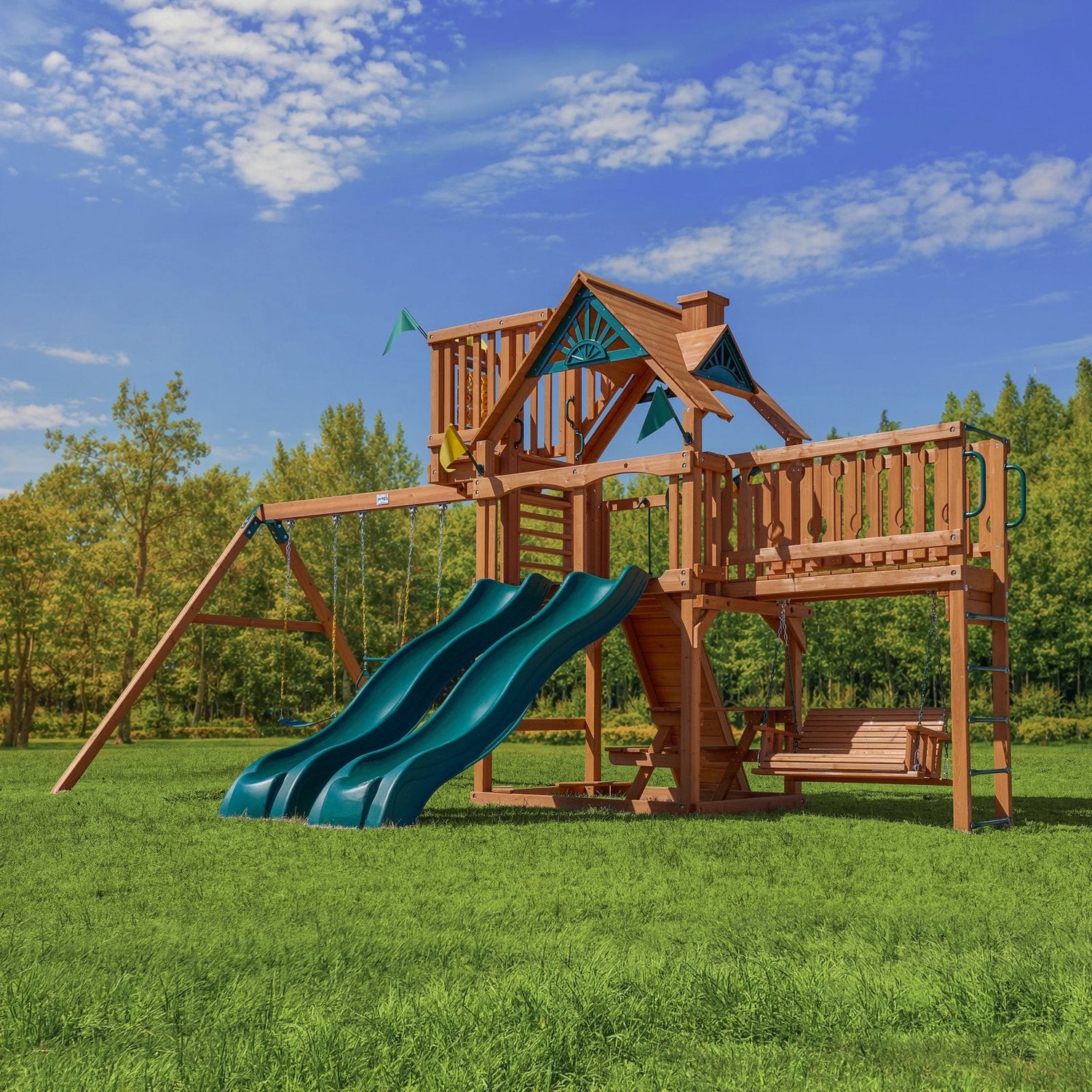 Summerville Deluxe Swing Set