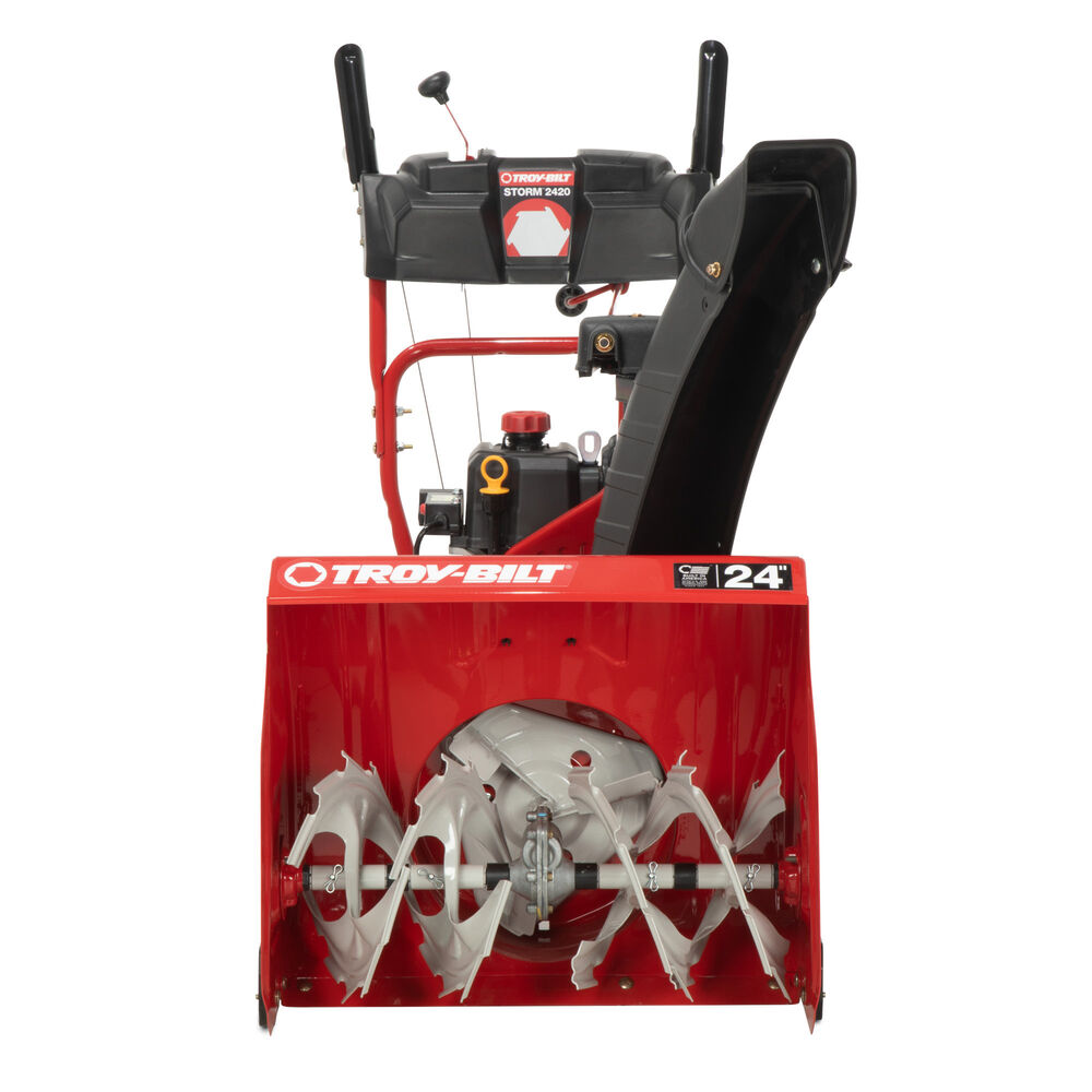 Troy-Bilt Storm 2420 Two- Stage Gas Snow Blower | 24 in. | 208 cc | Electric Start | Self Propelled