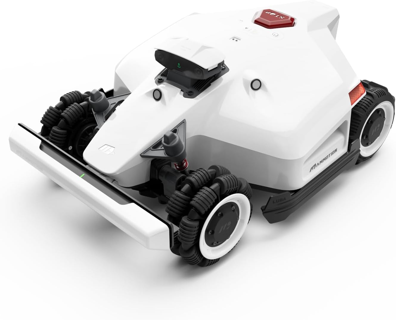 LUBA 2 AWD 5000H Robot Lawn Mower, Perimeter Wire Free Vision Robotic Lawnmower for 1.25 Acres Lawn, Cut Height 2.2
