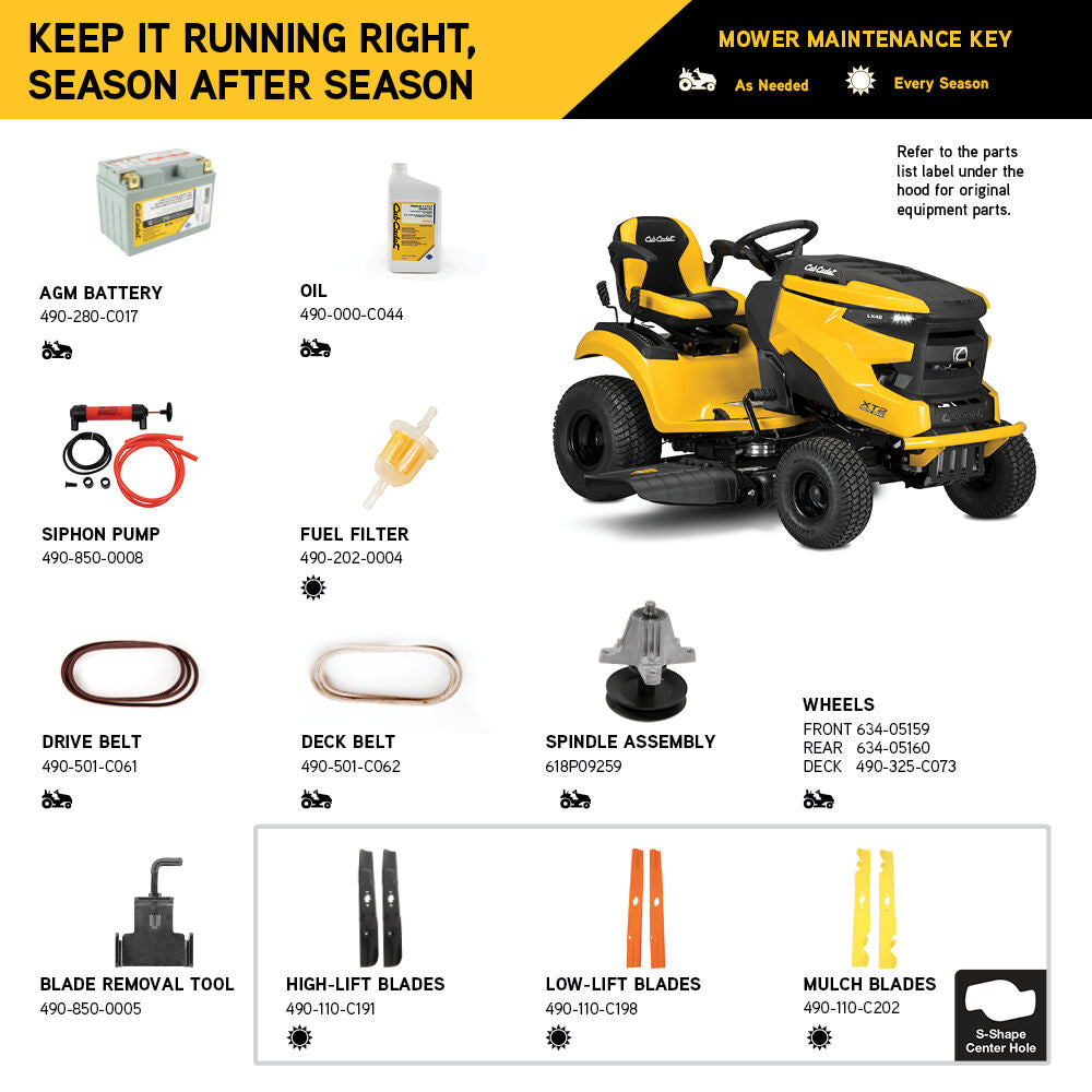 Cub Cadet LX42 XT2 Riding Lawn Mower | Enduro Series | 42