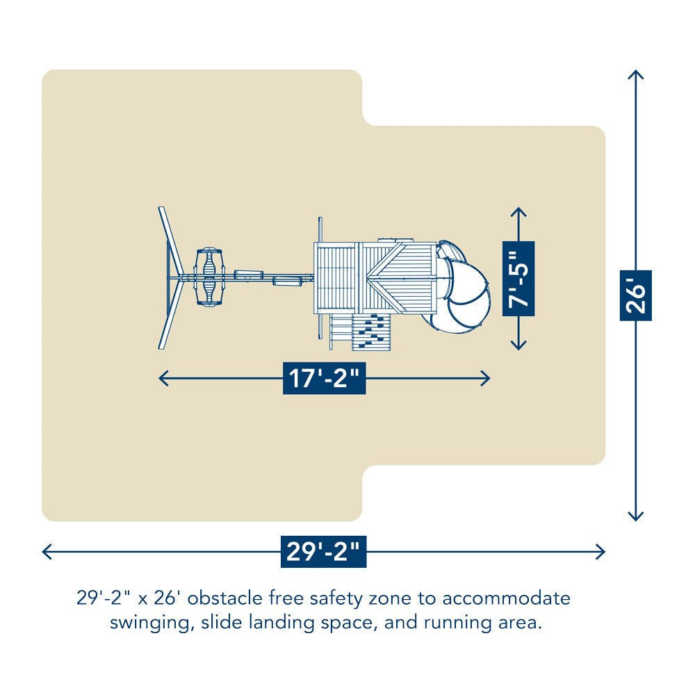 Boulder Station Swing Set – Installation Available