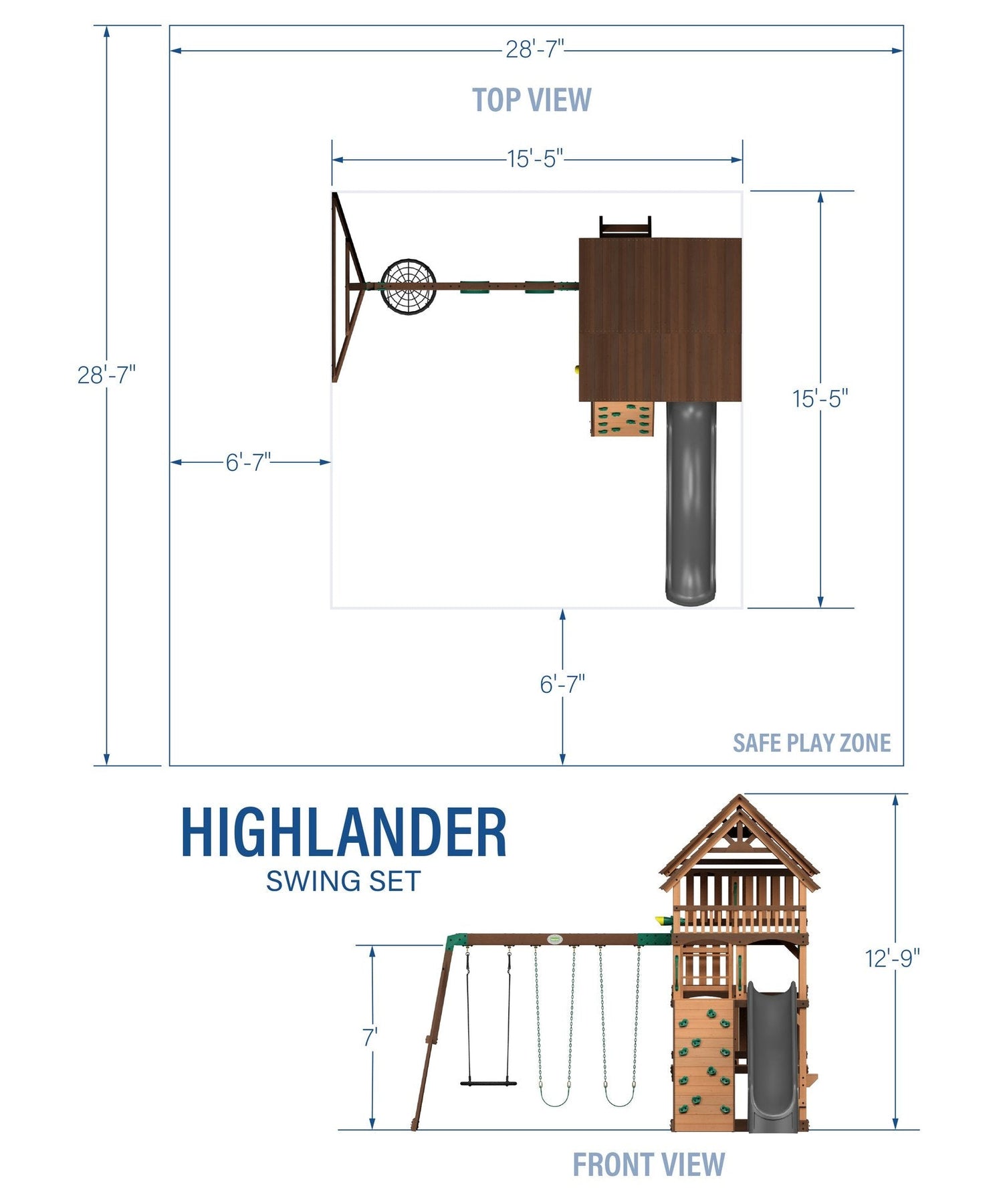 Highlander Swing Set