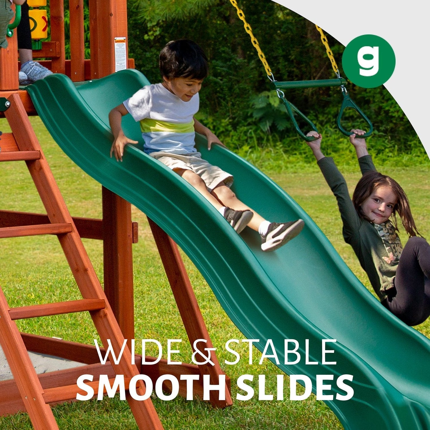 Five Star II Space Saver Swing Set for Kids