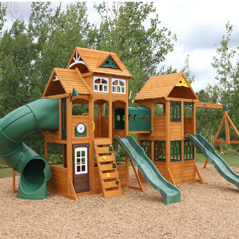 Paramount Wooden Swing Set / Playset