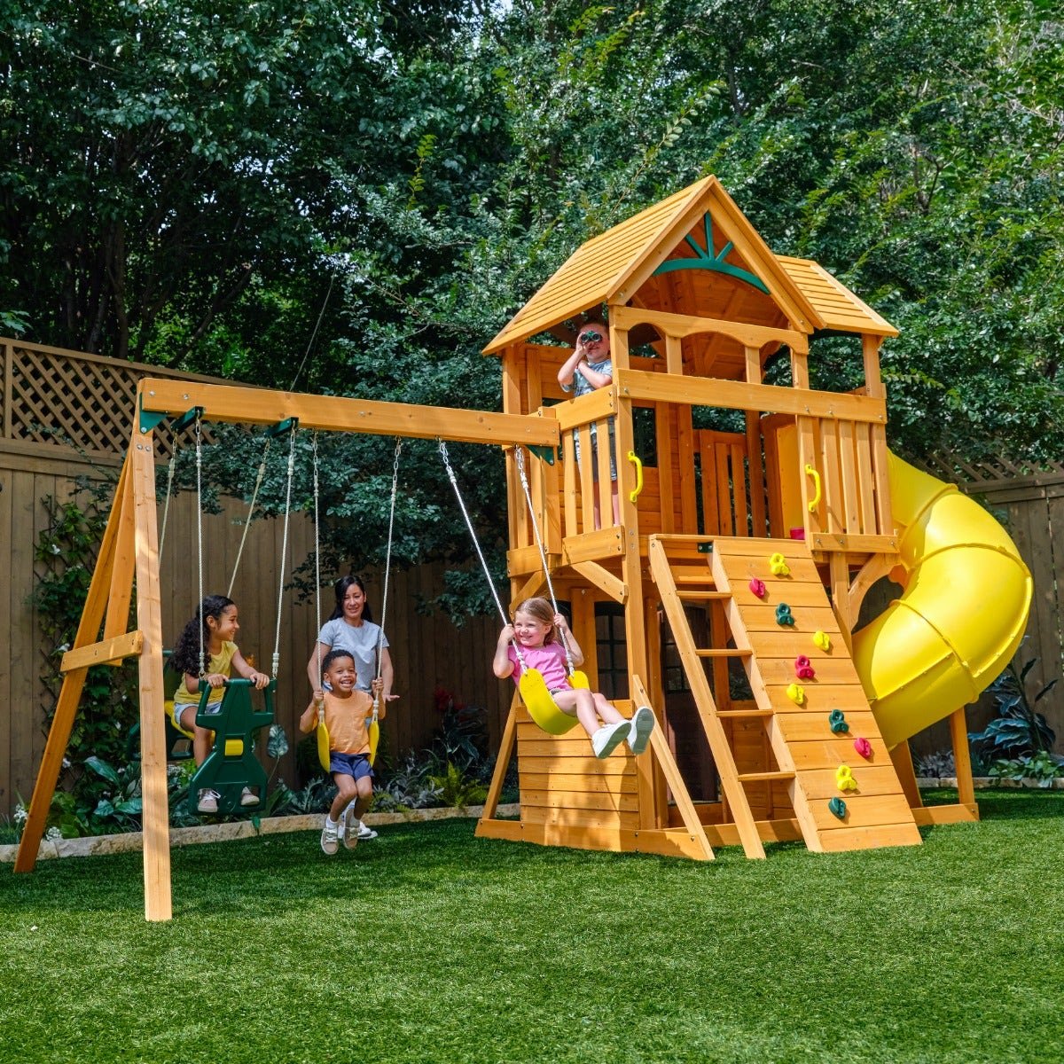 Boulder Station Swing Set – Installation Available