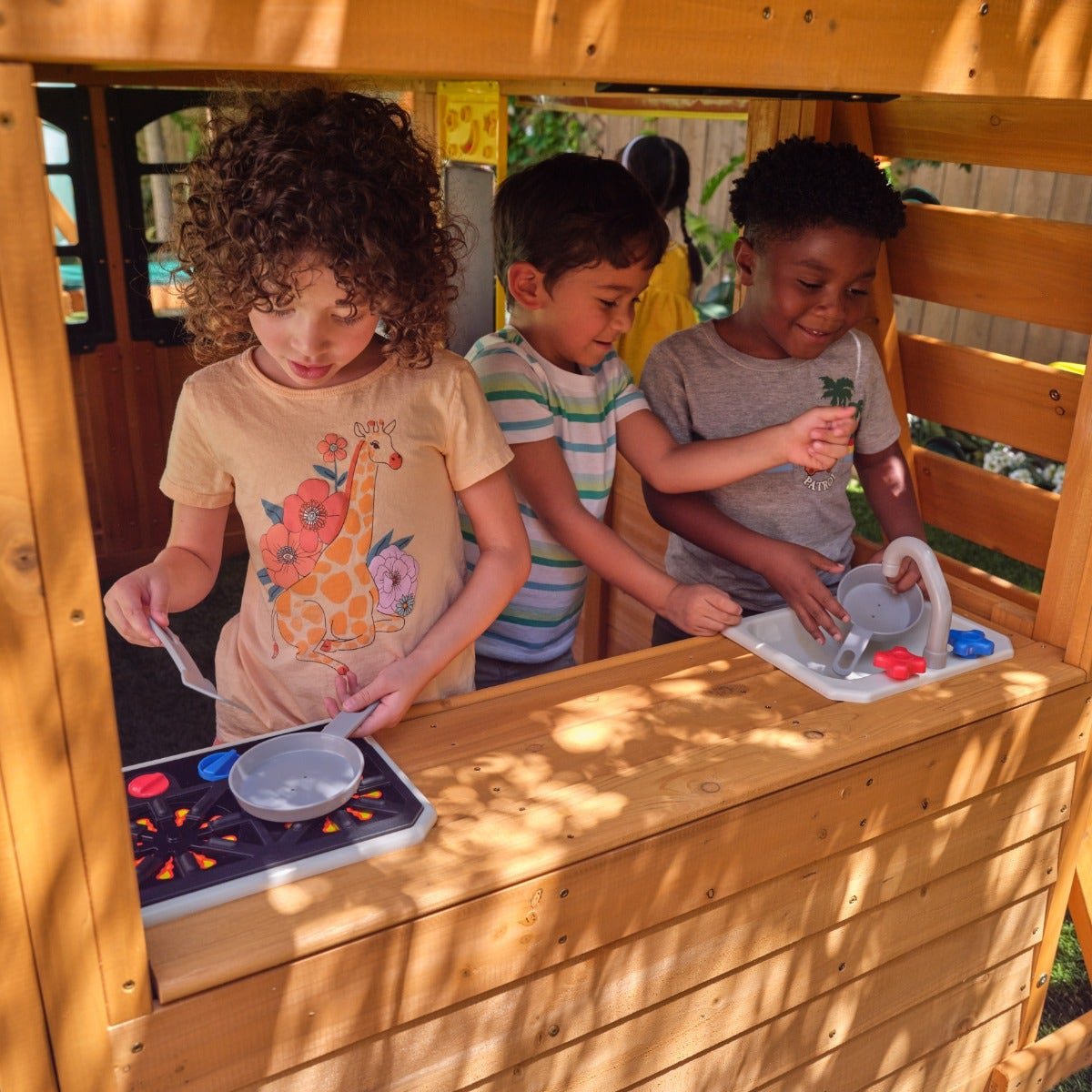 Bear Cave Lodge Swing Set – Installation Available