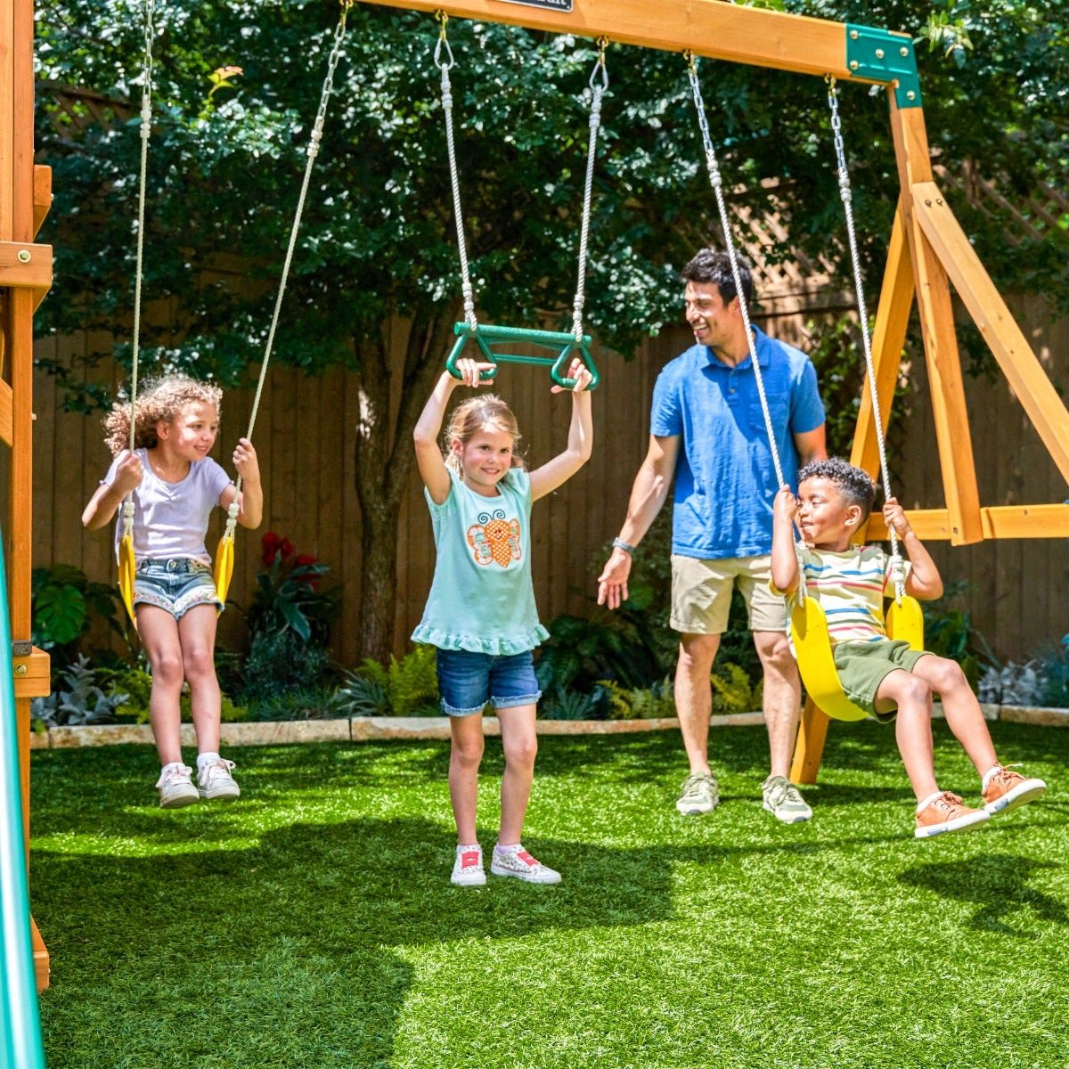 Adventure Bend Swing Set – Installation Available