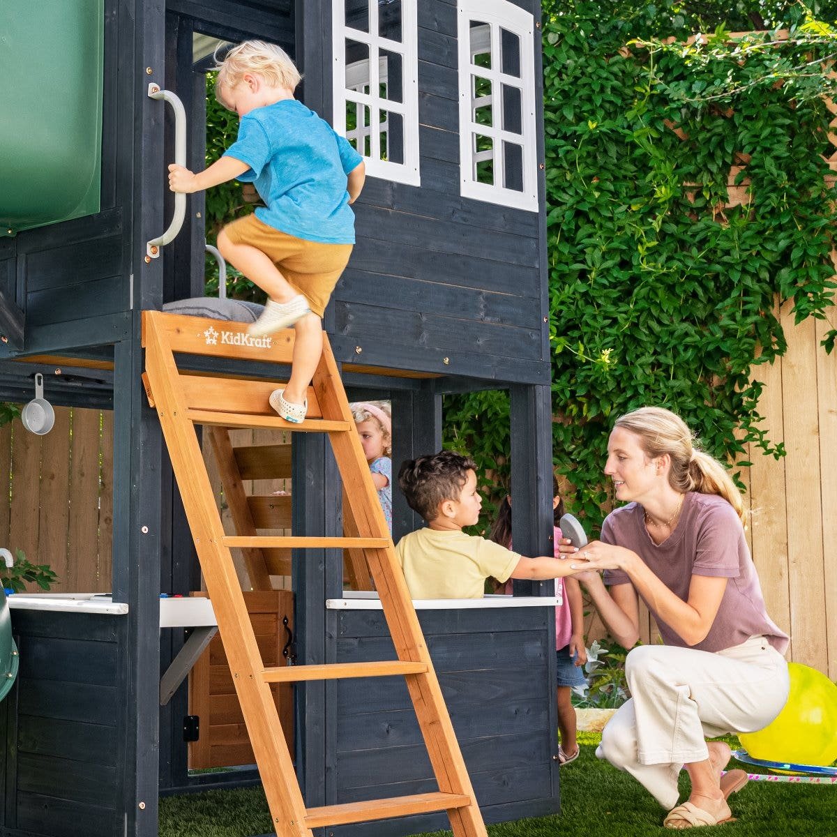 Cozy Escape Playhouse – Navy – Installation Available