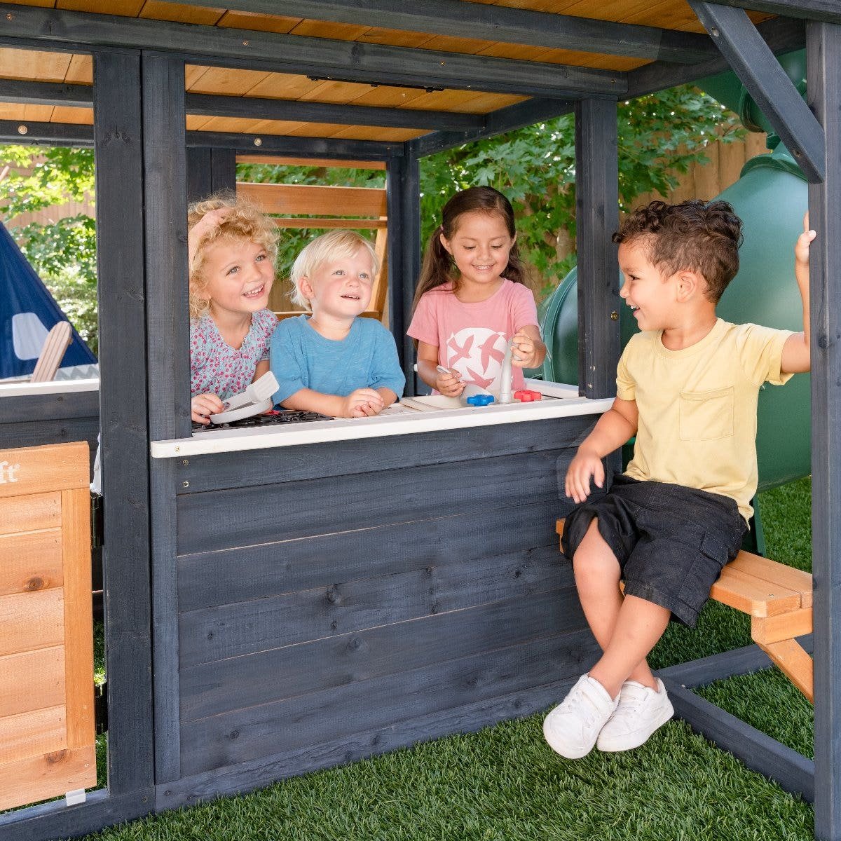 Cozy Escape Playhouse – Navy – Installation Available