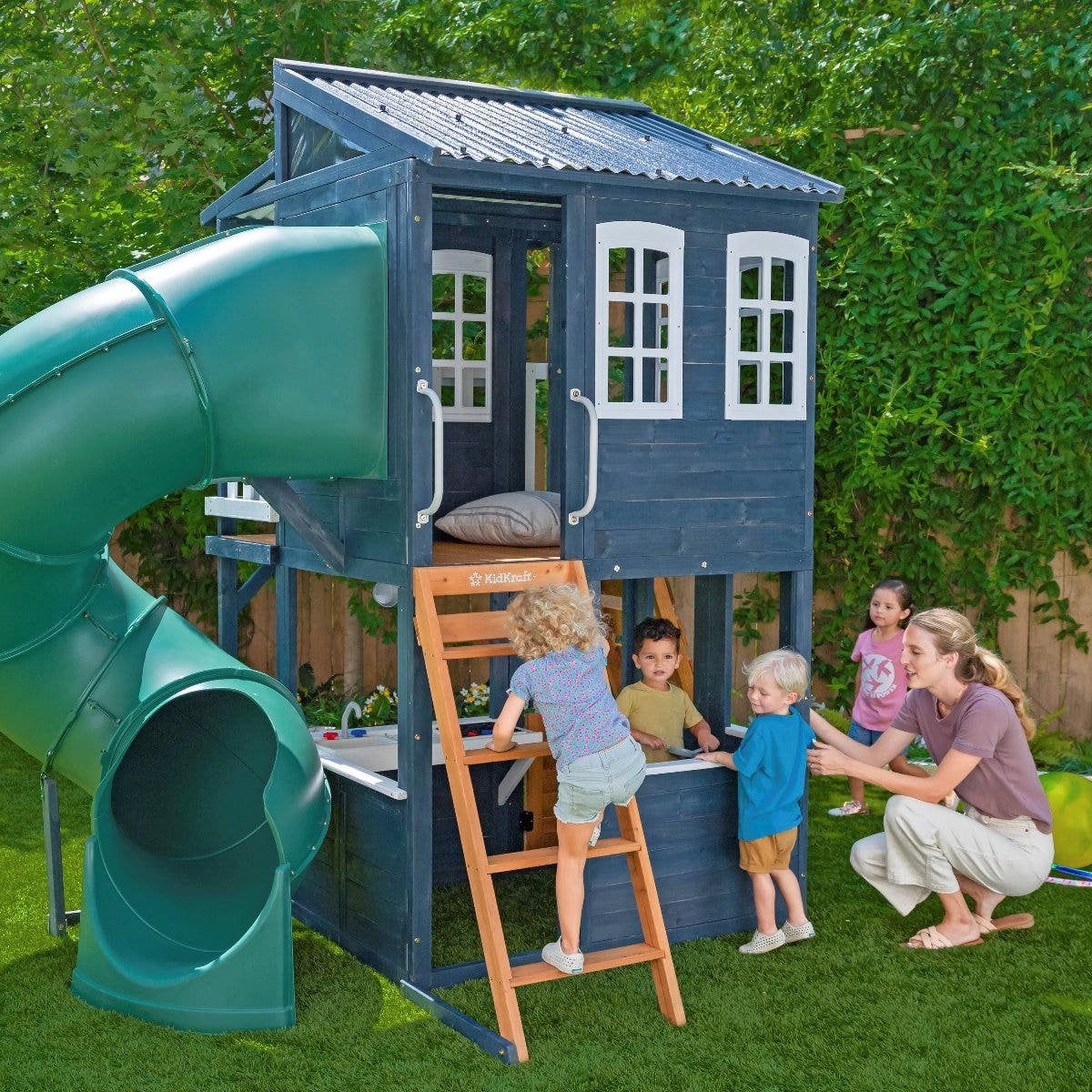 Cozy Escape Playhouse – Navy – Installation Available