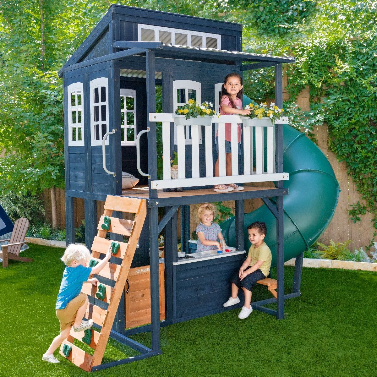 Cozy Escape Playhouse – Navy – Installation Available
