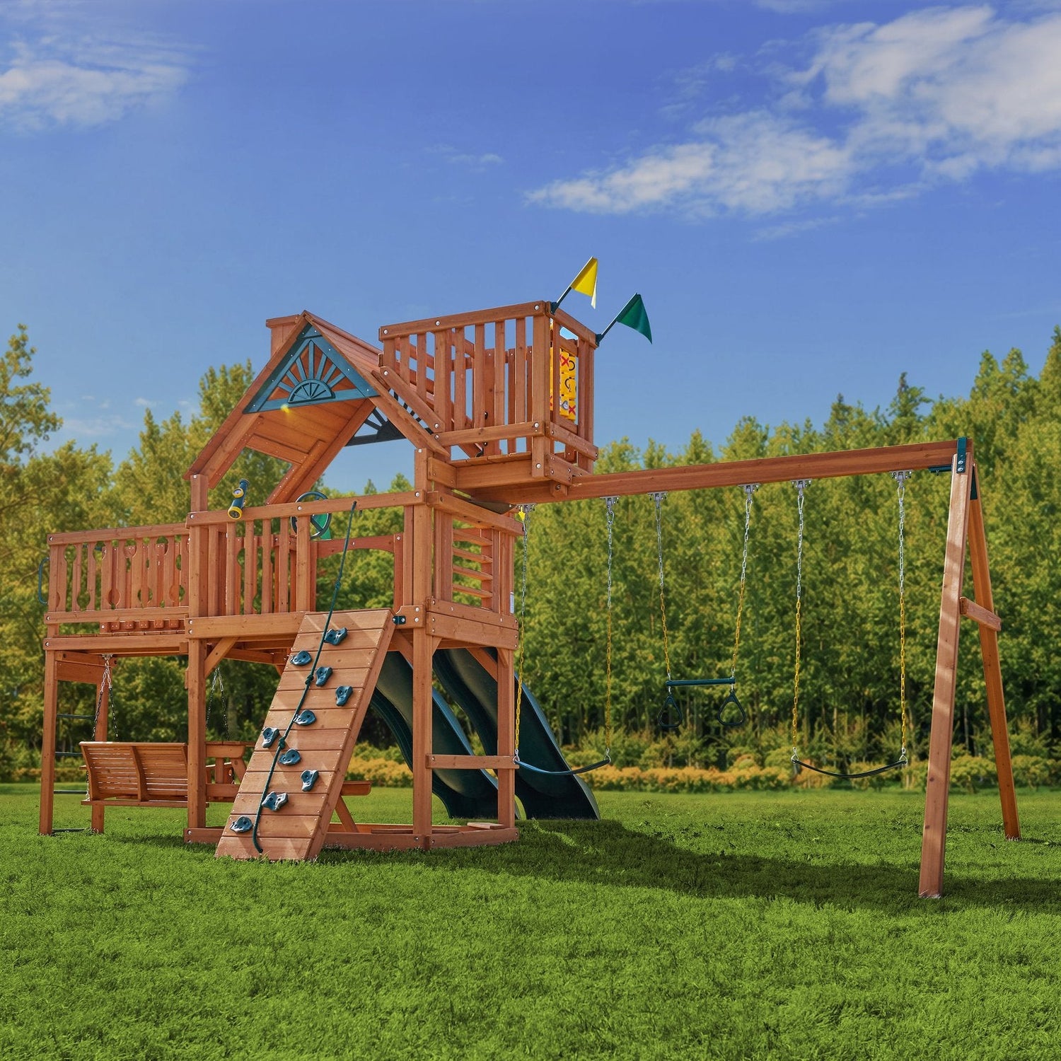 Summerville Deluxe Swing Set