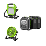 40V Power Outage Kit w/ Four (4) 4.0Ah Batteries and Built-In Charger