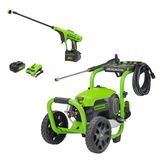 3000 PSI Pressure Washer w/ 24V 600-PSI Cordless Power Cleaner Combo Kit