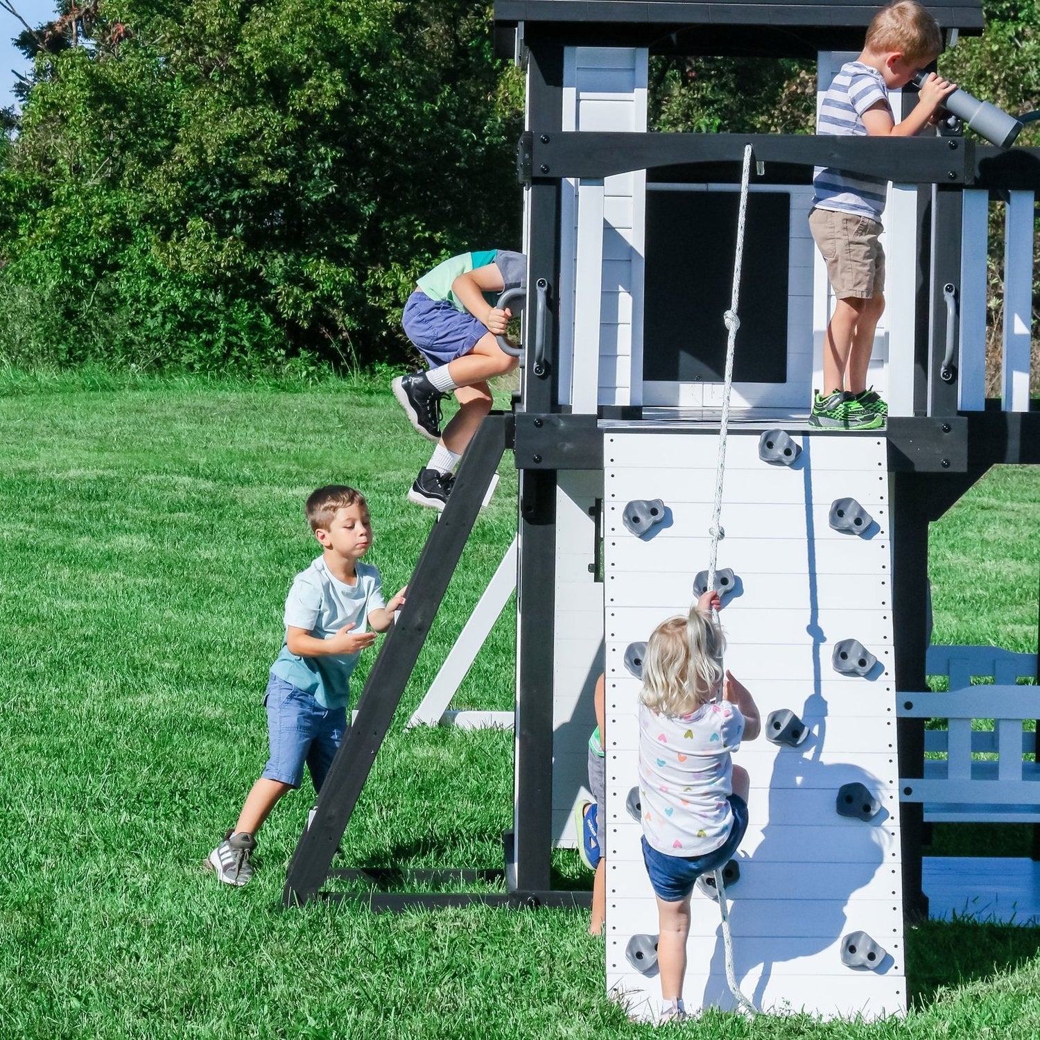 Canyon Creek Swing Set – White