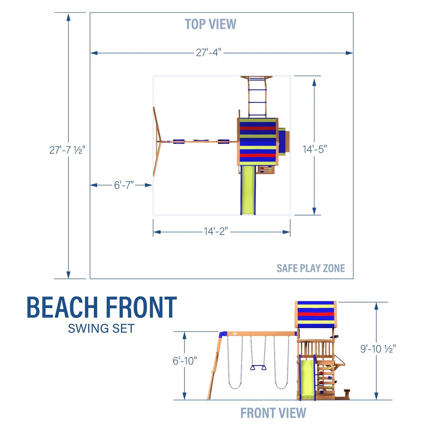 Beach Front Swing Set