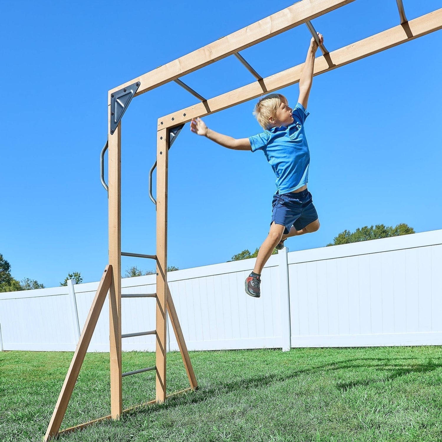 Dover Bay Swing Set with Monkey Bars