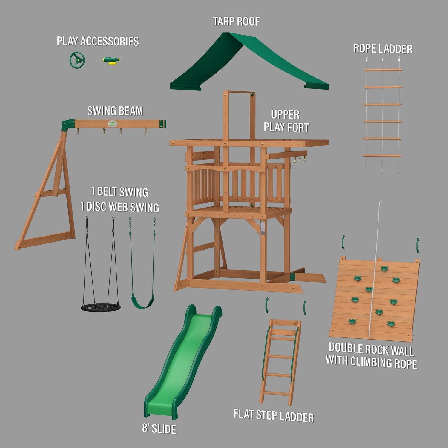 Grayson Peak Swing Set
