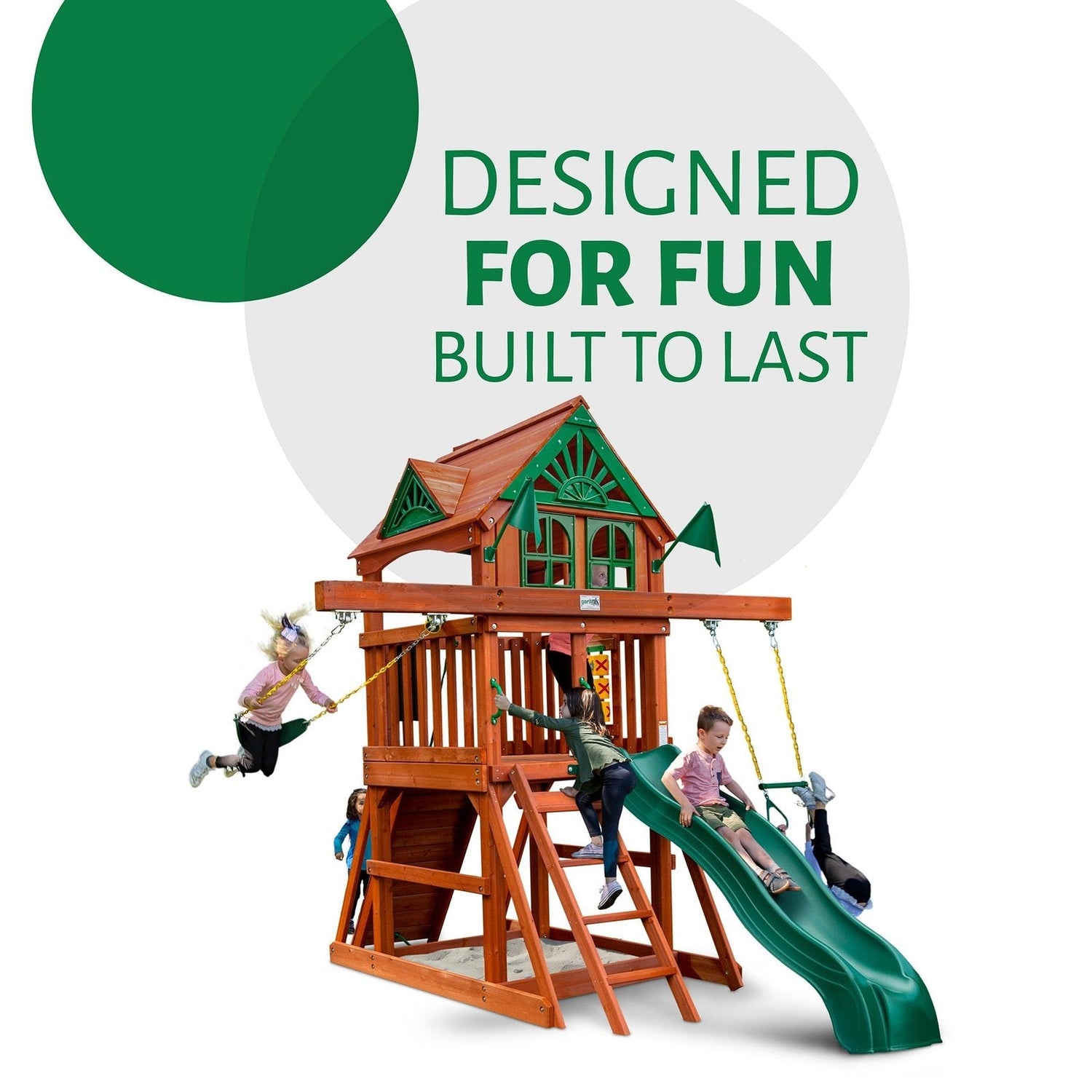 Five Star II Space Saver Swing Set for Kids