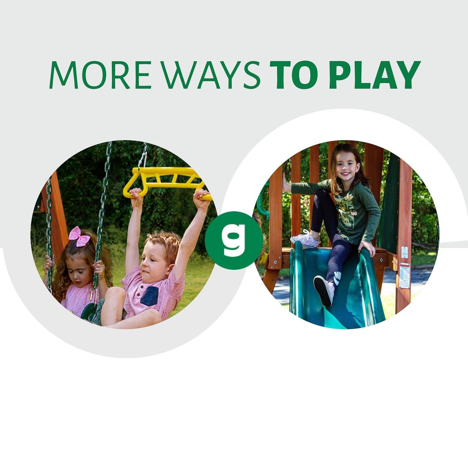 Basic Swing Set with Slide