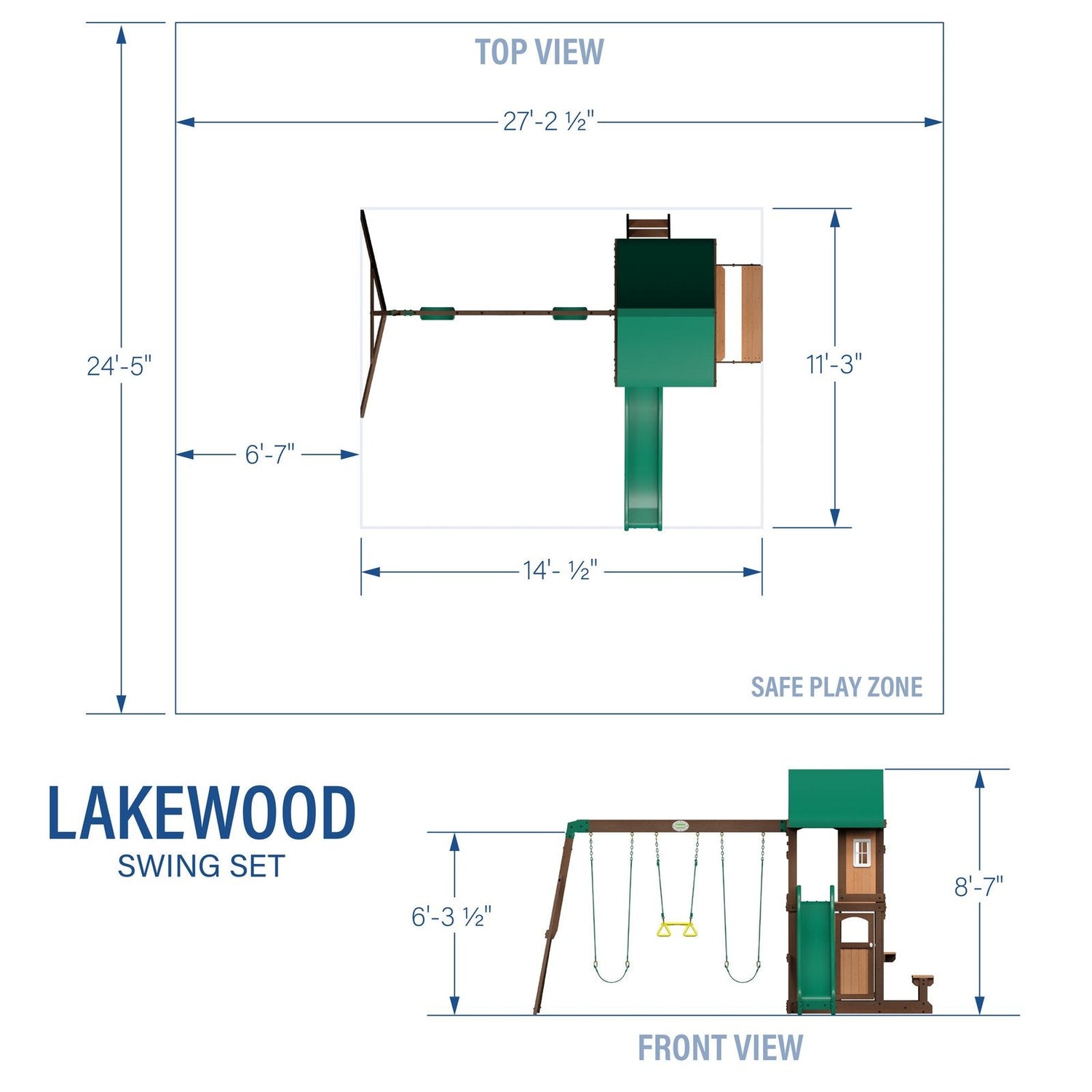 Lakewood Swing Set