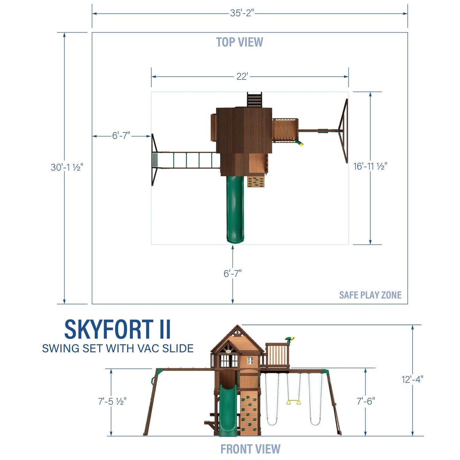 Skyfort II with Wave Slide