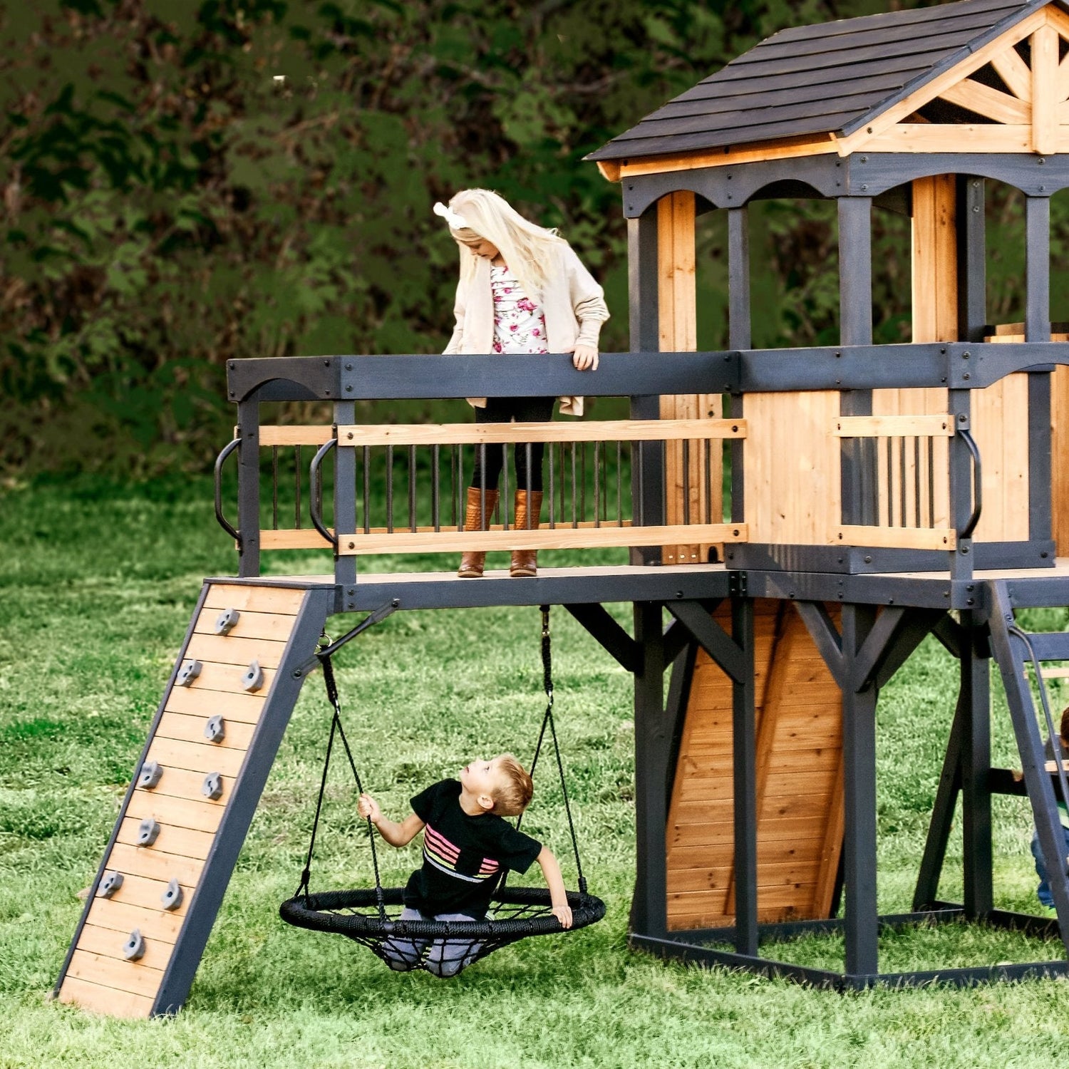 Timber Crossing Swing Set
