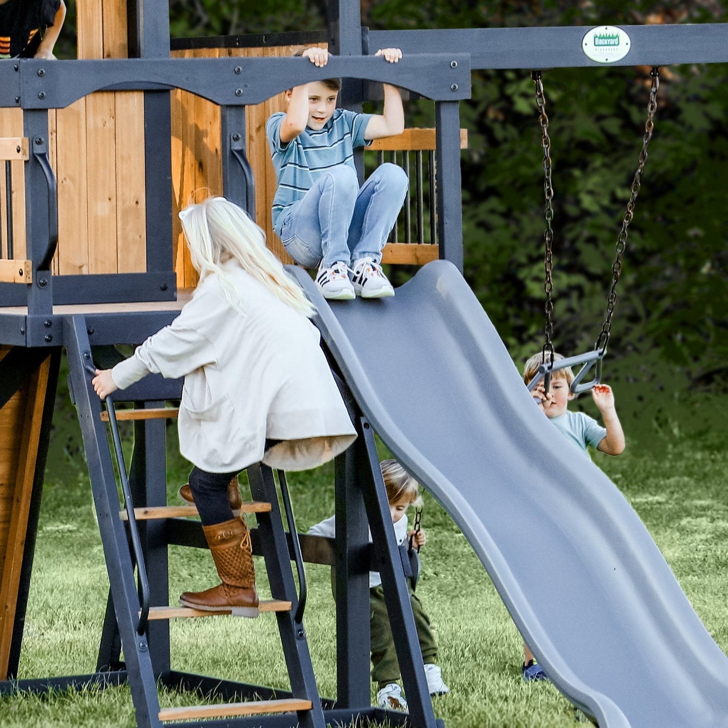 Timber Crossing Swing Set