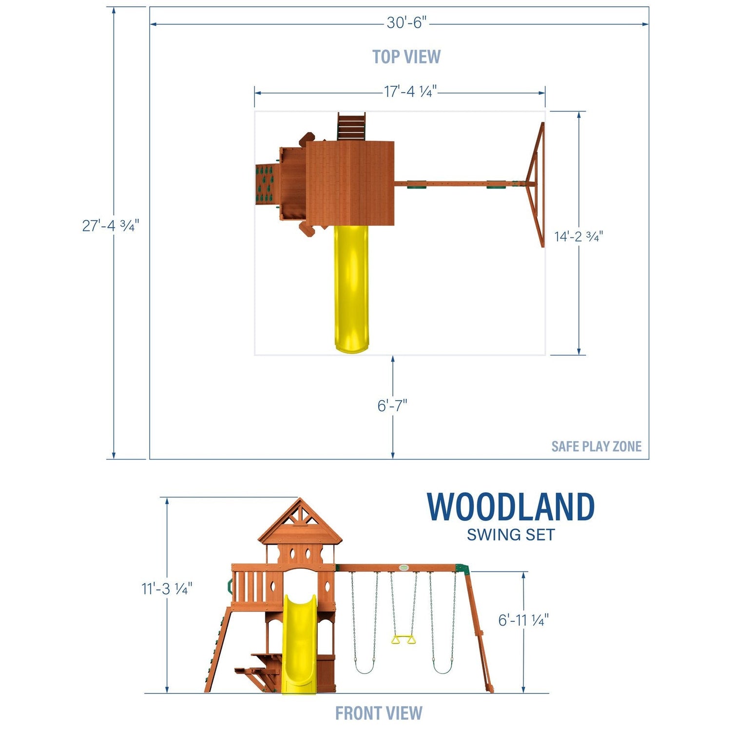 Woodland Swing Set