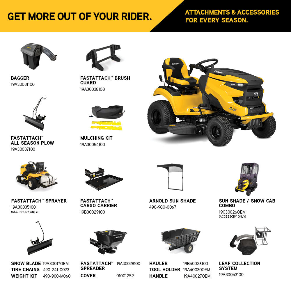 Cub Cadet LX42 XT2 Riding Lawn Mower | Enduro Series | 42