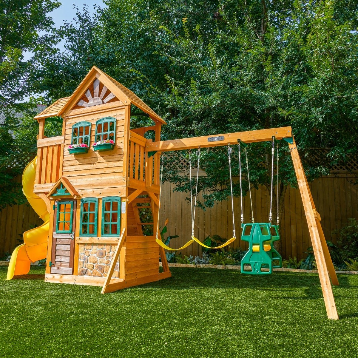 Boulder Station Swing Set – Installation Available