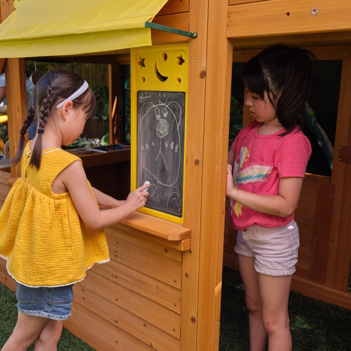 Bear Cave Lodge Swing Set – Installation Available