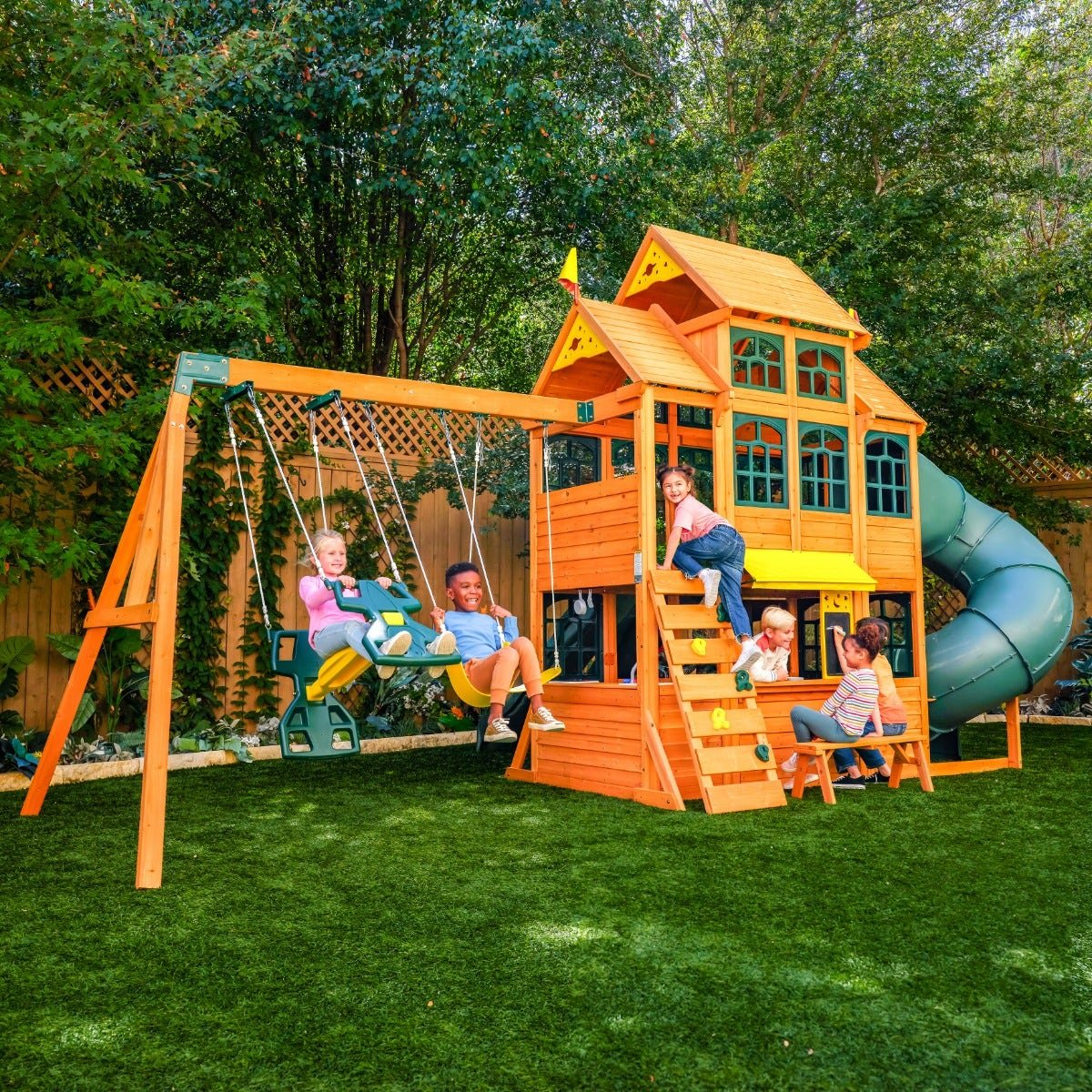 Falcon Ridge Swing Set – Installation Available