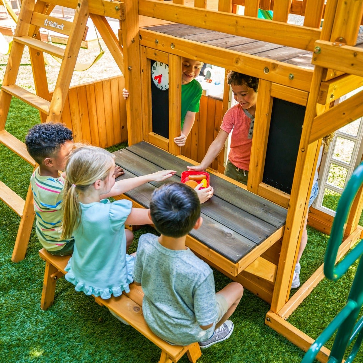 Adventure Bend Swing Set – Installation Available