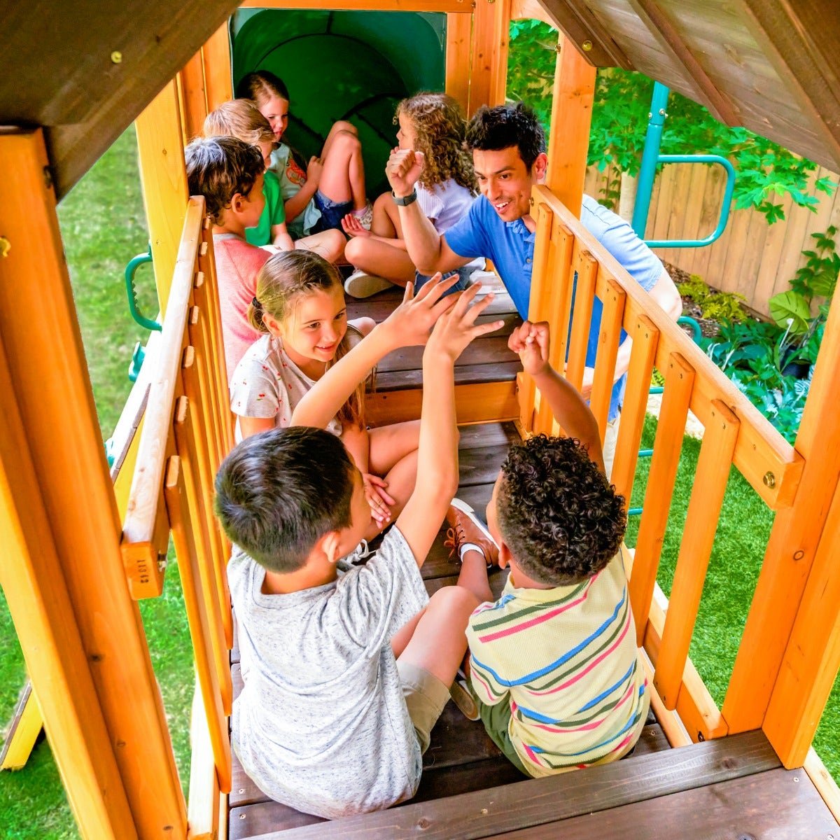 Adventure Bend Swing Set – Installation Available