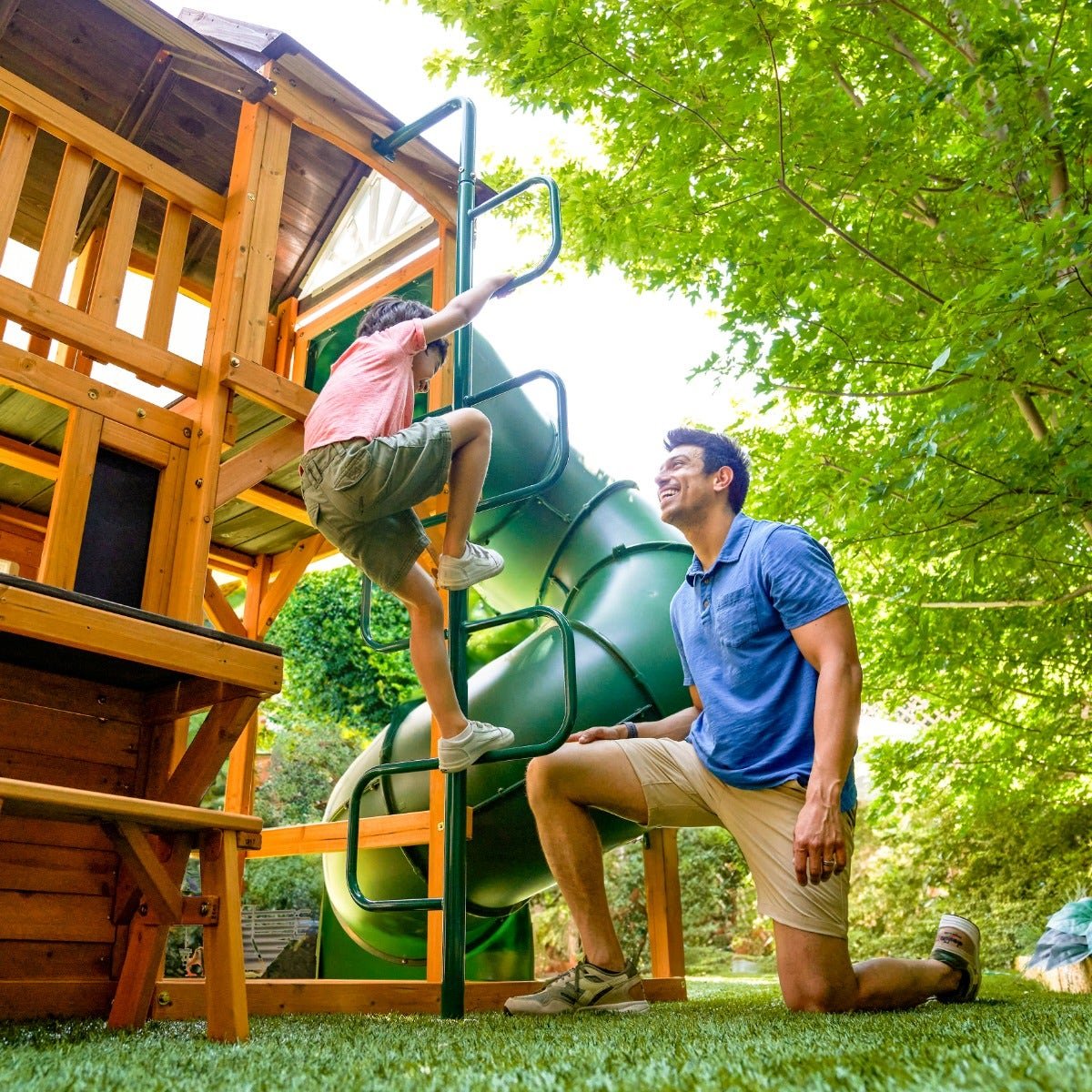 Adventure Bend Swing Set – Installation Available