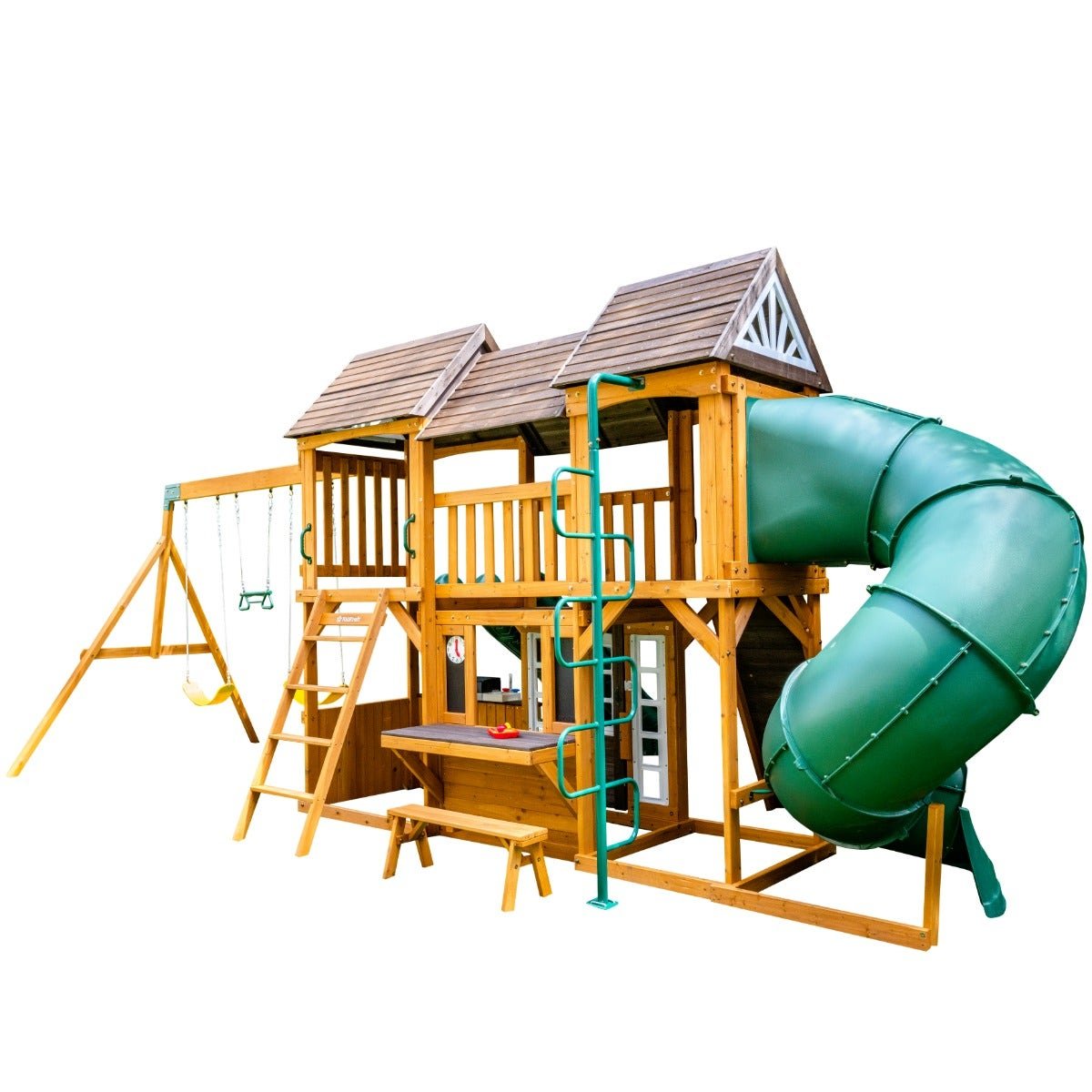 Adventure Bend Swing Set – Installation Available