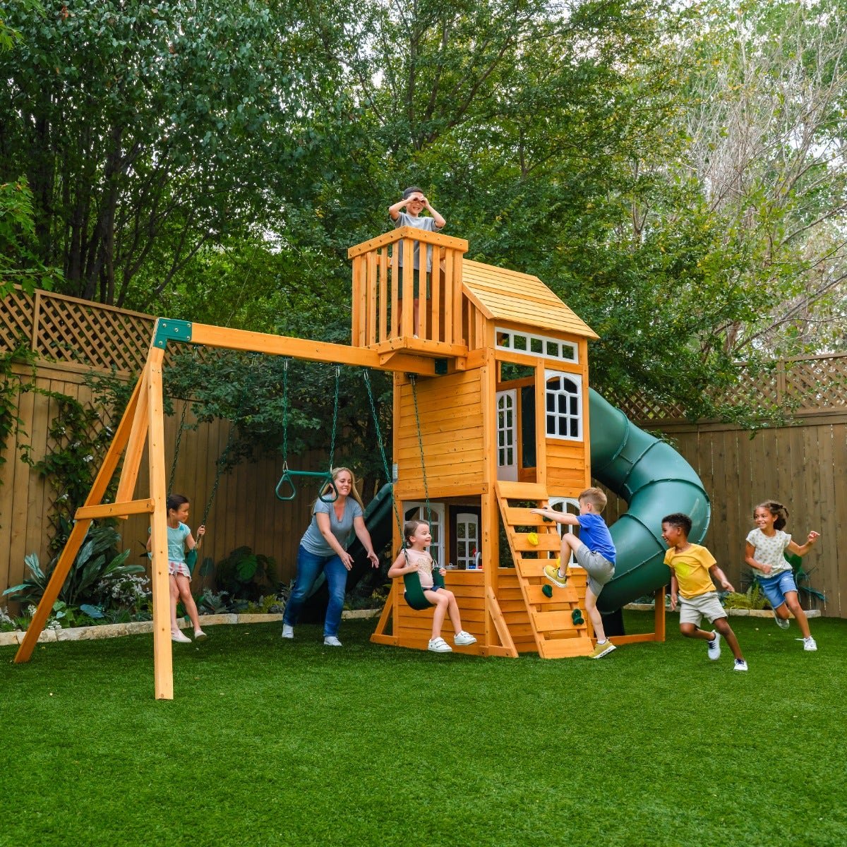 Ridgemoor Perch Swing Set – Installation Available