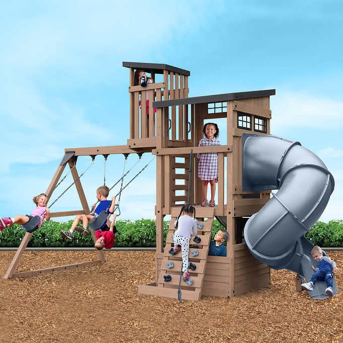 Skyline Lookout Wooden Outdoor Playset